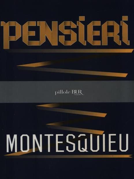 Pensieri - Charles L. de Montesquieu - 2