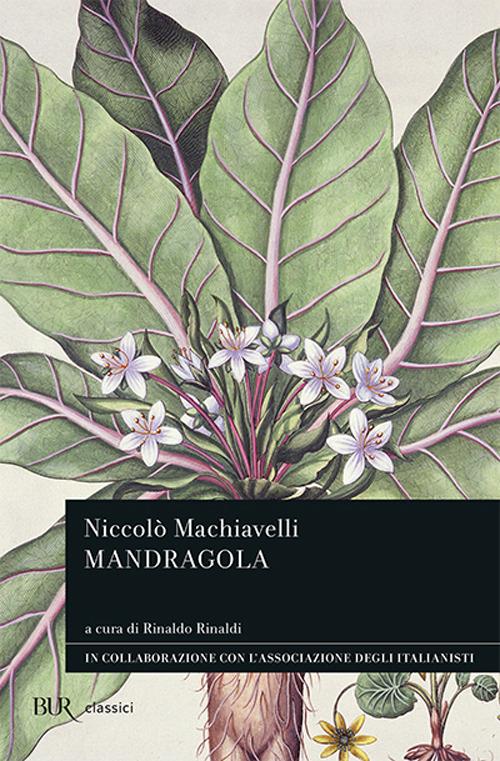 Mandragola - Niccolò Machiavelli - copertina