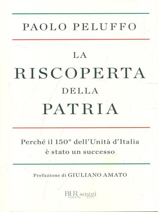 La riscoperta della patria - Paolo Peluffo - copertina