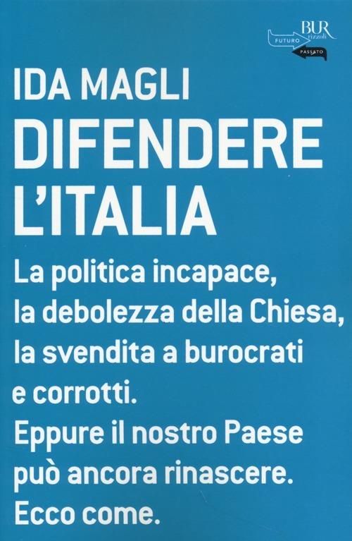 Difendere l'Italia - Ida Magli - copertina