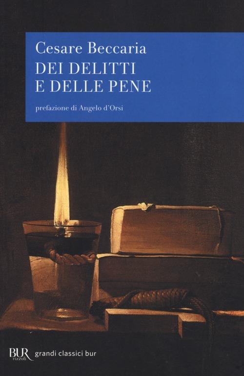 Dei delitti e delle pene - Cesare Beccaria - copertina