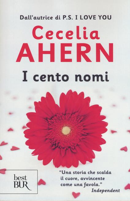 I cento nomi - Cecelia Ahern - copertina