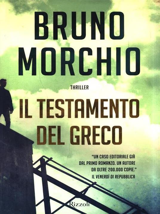 Il testamento del Greco - Bruno Morchio - copertina