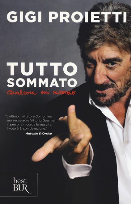 Tutto sommato qualcosa mi ricordo - Gigi Proietti - copertina