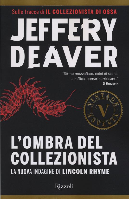 L'ombra del collezionista - Jeffery Deaver - copertina