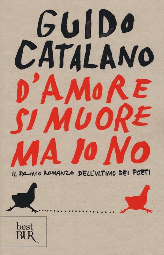 D'amore si muore ma io no - Guido Catalano - copertina