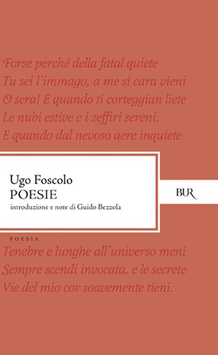 Poesie - Ugo Foscolo - copertina