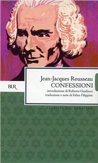 Le confessioni - Jean-Jacques Rousseau - copertina