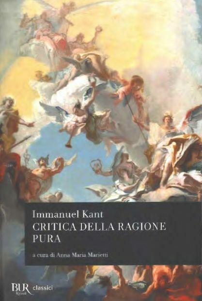 Critica della ragione pura - Immanuel Kant - copertina