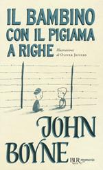 Il bambino con il pigiama a righe