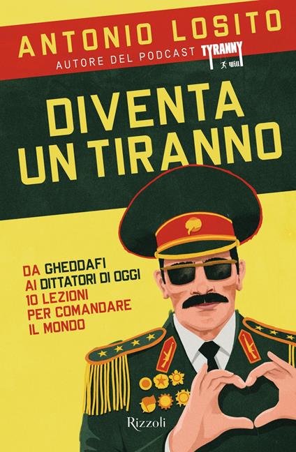 Diventa un tiranno. Da Gheddafi ai dittatori di oggi 10 lezioni per comandare il mondo - Antonio Losito - copertina