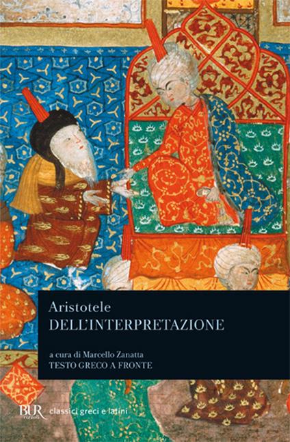 Dell'interpretazione - Aristotele - copertina