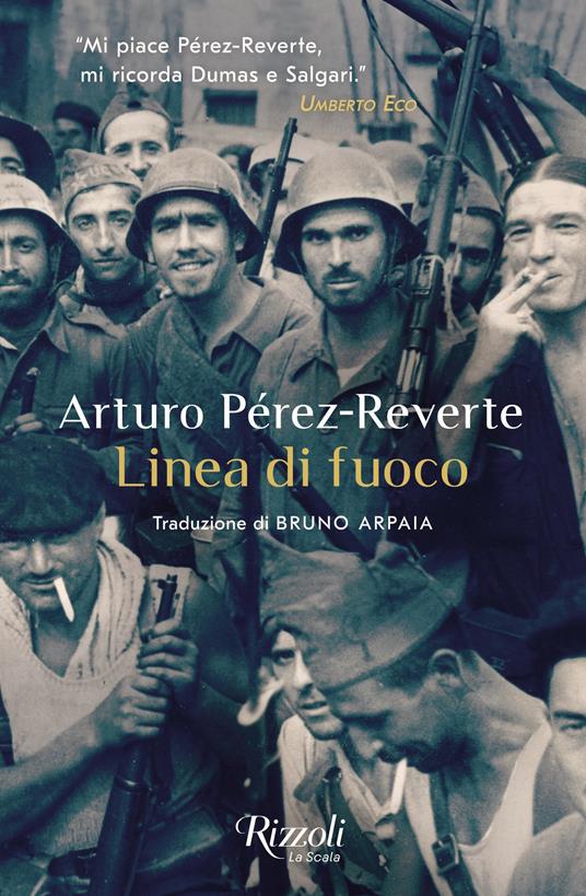 Linea di fuoco - Arturo Pérez-Reverte - copertina