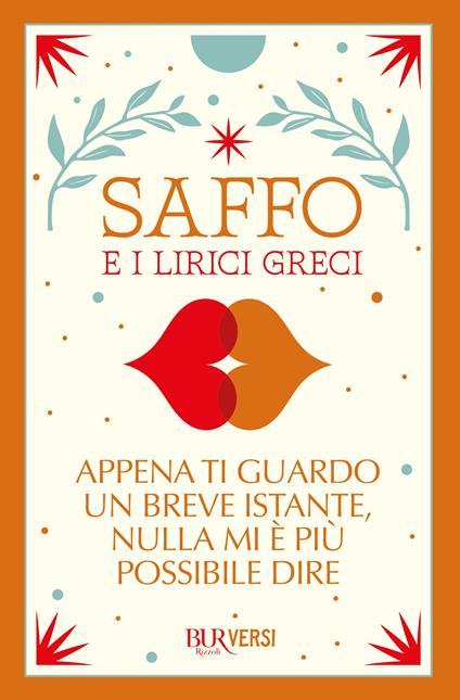 Appena ti guardo un breve istante, nulla mi è più possibile dire - Saffo - copertina