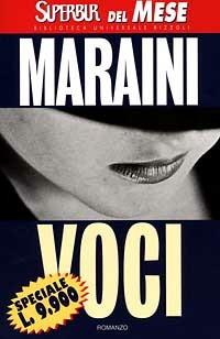 Voci - Dacia Maraini - copertina