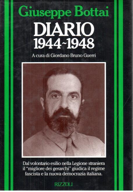 Diario 1944-1948 - Giuseppe Bottai - copertina