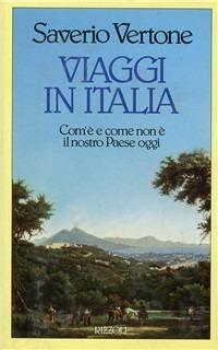 Viaggi in Italia - Saverio Vertone - copertina