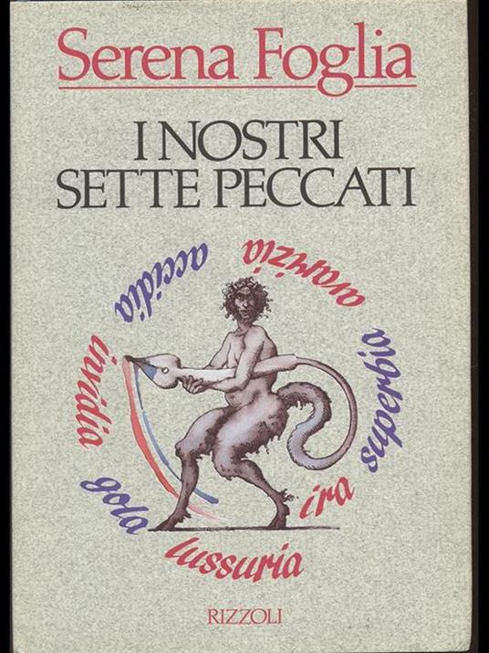 I nostri sette peccati - Serena Foglia - copertina