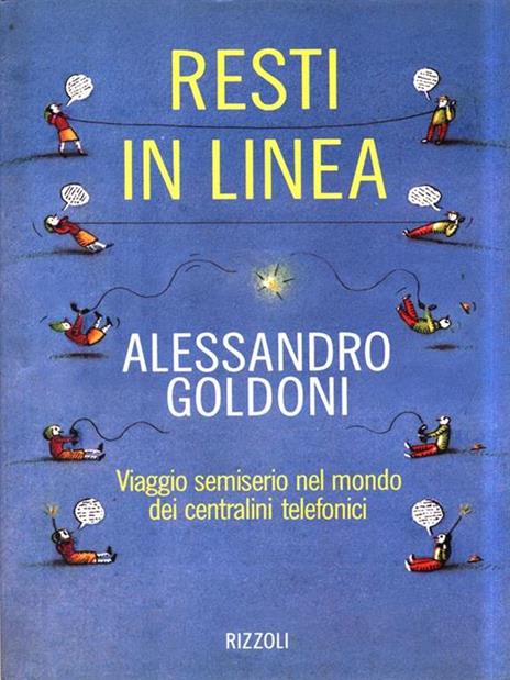 Resti in linea - Alessandro Goldoni - copertina