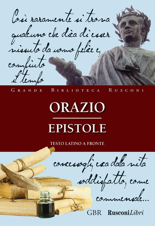 Epistole - Quinto Orazio Flacco - copertina