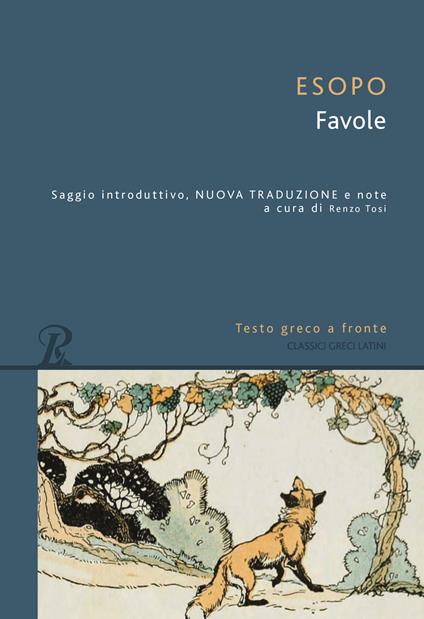 Favole. Testo greco a fronte - Esopo - copertina