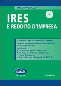 IRES e reddito d'impresa. Con CD-ROM - Ernesto Volpicella - copertina