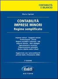 Contabilità imprese minori - Mario Cipriani - copertina