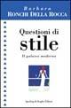 Questioni di stile - Barbara Ronchi Della Rocca - copertina