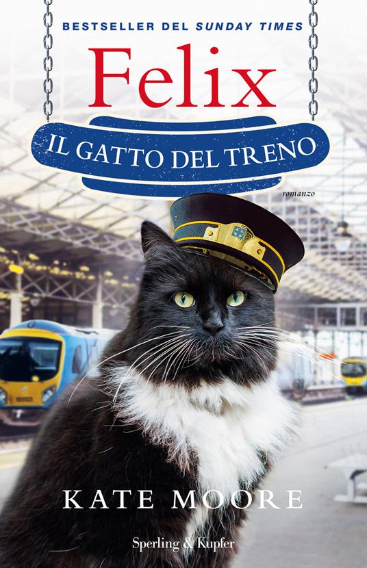 Felix il gatto del treno - Kate Moore - copertina
