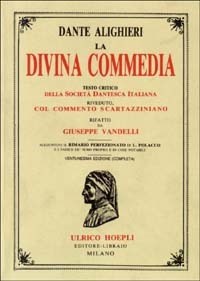 La Divina Commedia Dante Alighieri Libro Hoepli