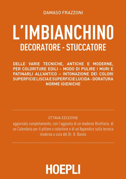 L'imbianchino decoratore stuccatore - D. Frazzoni - copertina