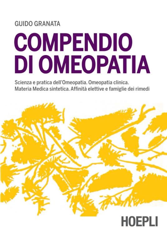 Compendio di omeopatia - Guido Granata - copertina