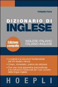 Dizionario di inglese. Inglese-italiano, italiano-inglese. Ediz. compatta - Fernando Picchi - copertina