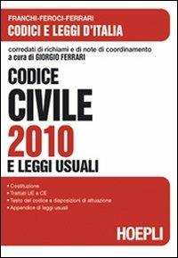 Codice civile 2010 e leggi usuali - copertina