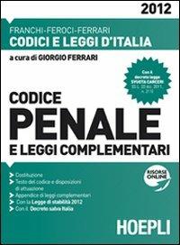 Codice penale 2012 - copertina