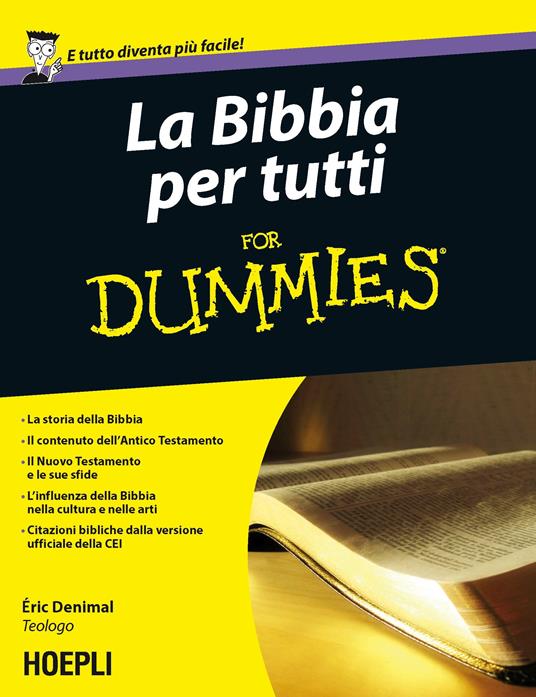 La Bibbia per tutti For Dummies - Èric Denimal - copertina