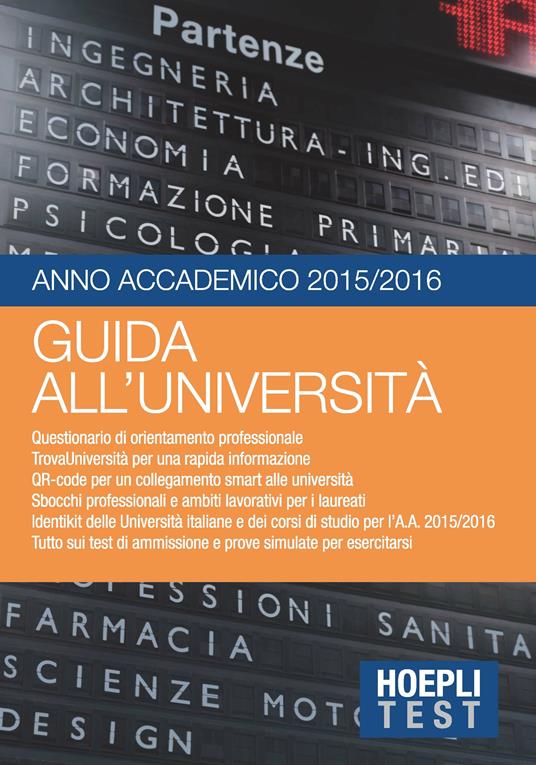 Guida all'Università. Anno Accademico 2015/2016 - copertina