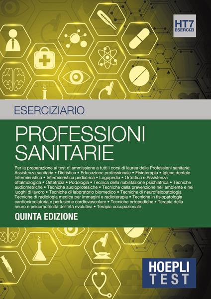 Hoepli Test. Professioni sanitarie. Eserciziario - copertina