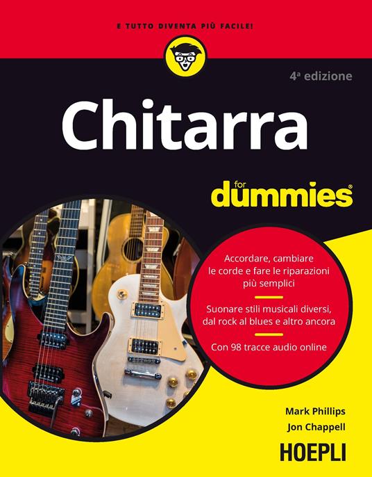 Chitarra for dummies - Mark Phillips,Jon Chappell - copertina