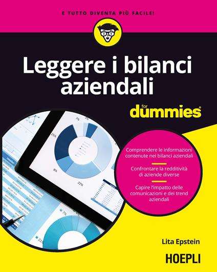 Leggere i bilanci aziendali for dummies - Lita Epstein - copertina