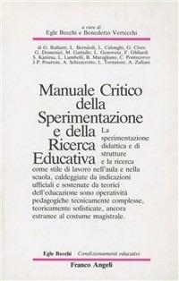 Manuale critico della sperimentazione e della ricerca educativa - copertina