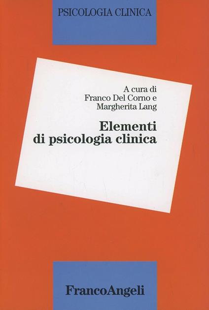 Elementi di psicologia clinica - copertina