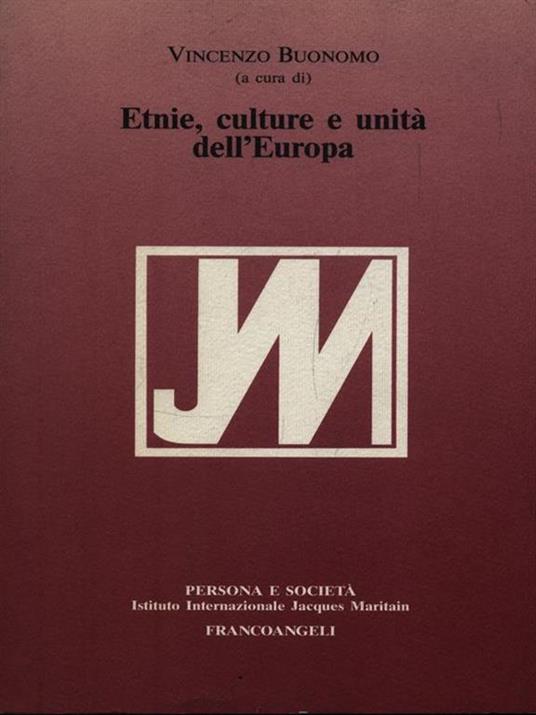 Etnie, culture e unità dell'Europa - copertina