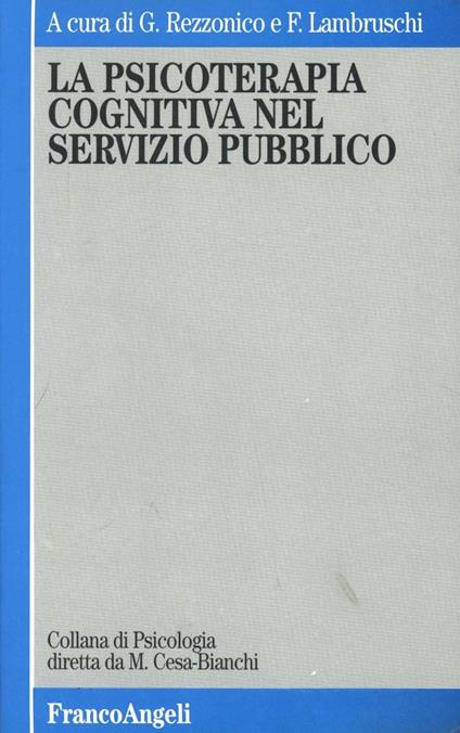 La psicoterapia cognitiva nel servizio pubblico - copertina