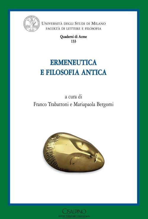 Ermeneutica e filosofia antica - copertina
