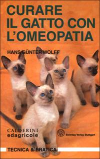 Curare il gatto con l'omeopatia - Hans G. Wolff - copertina