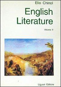 English literature: a historical survey. Vol. 2: The romantic revival to the present. - Elio Chinol - copertina