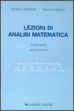 Lezioni di analisi matematica. Vol. 1