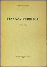 Finanza pubblica. Vol. 1