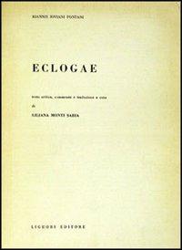 Eclogae - Giovanni Pontano - copertina